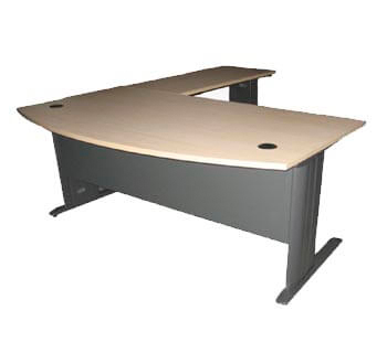 D-Shape Freestanding Table in HPL Laminated...