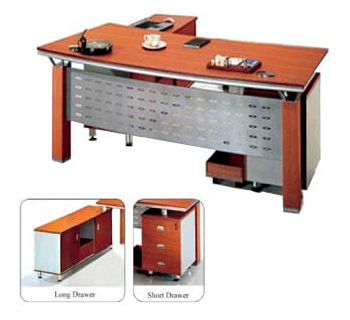Executive Table with L-Type Drawer...